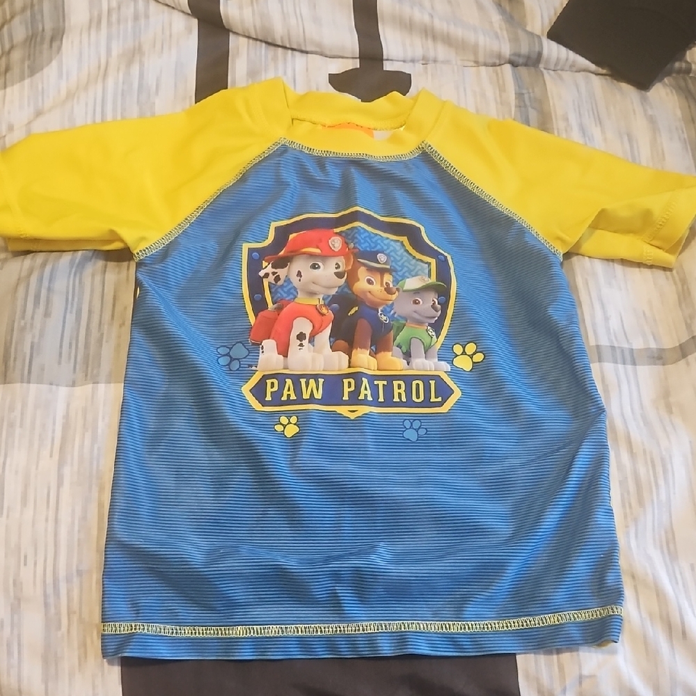 Paw Patrol Kids Rashguard - Blue and Yellow